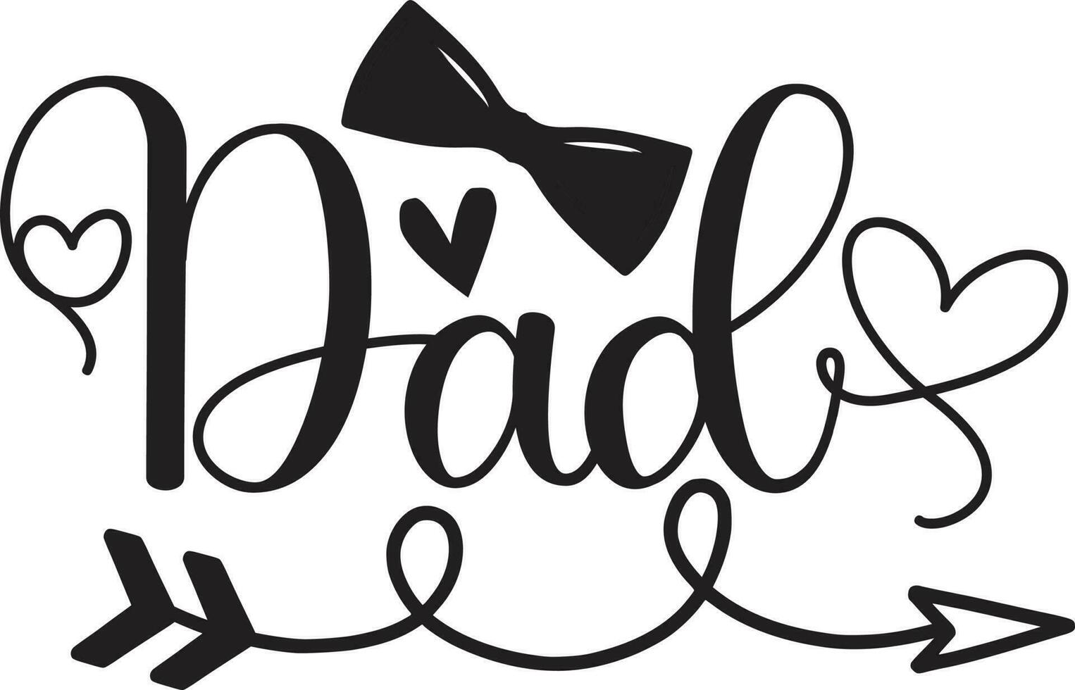 Dad Quotes Design free vector