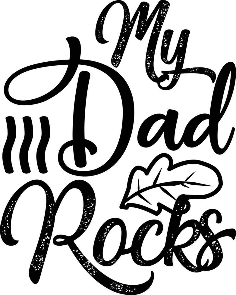 Dad Quotes Design free vector