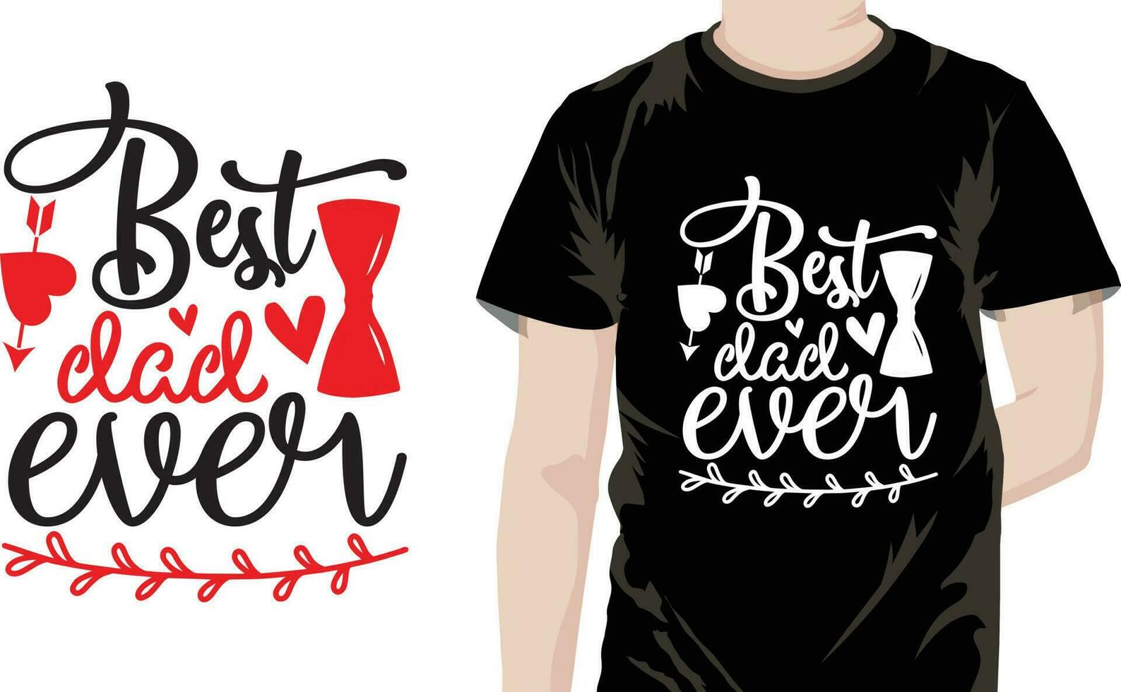 Dad Quotes Design free vector