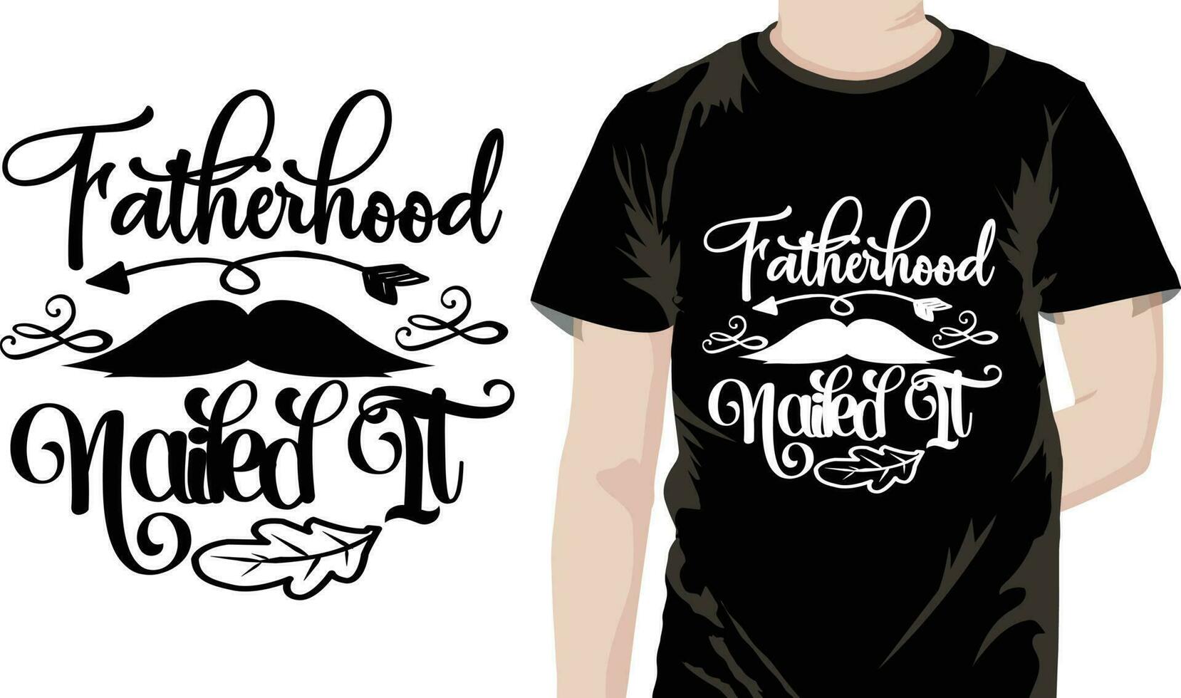 Dad Quotes Design free vector