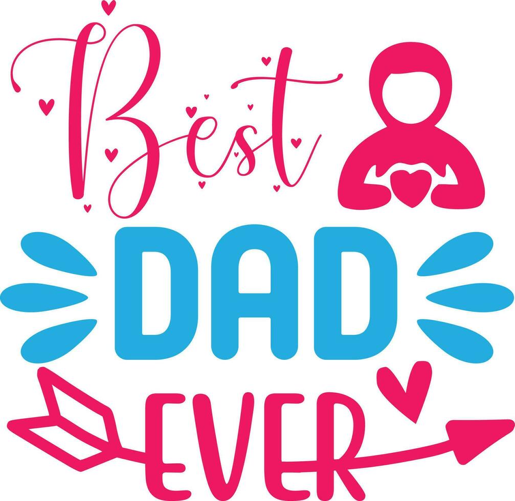 Dad Quotes Design free vector