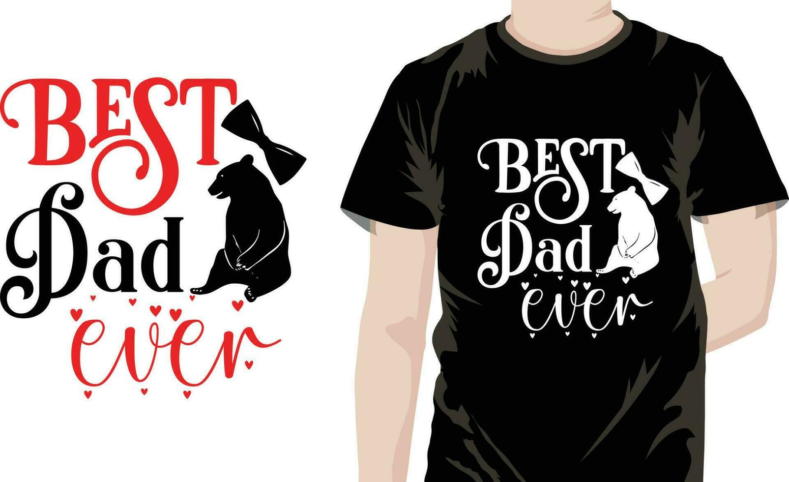 Dad Quotes Design free vector