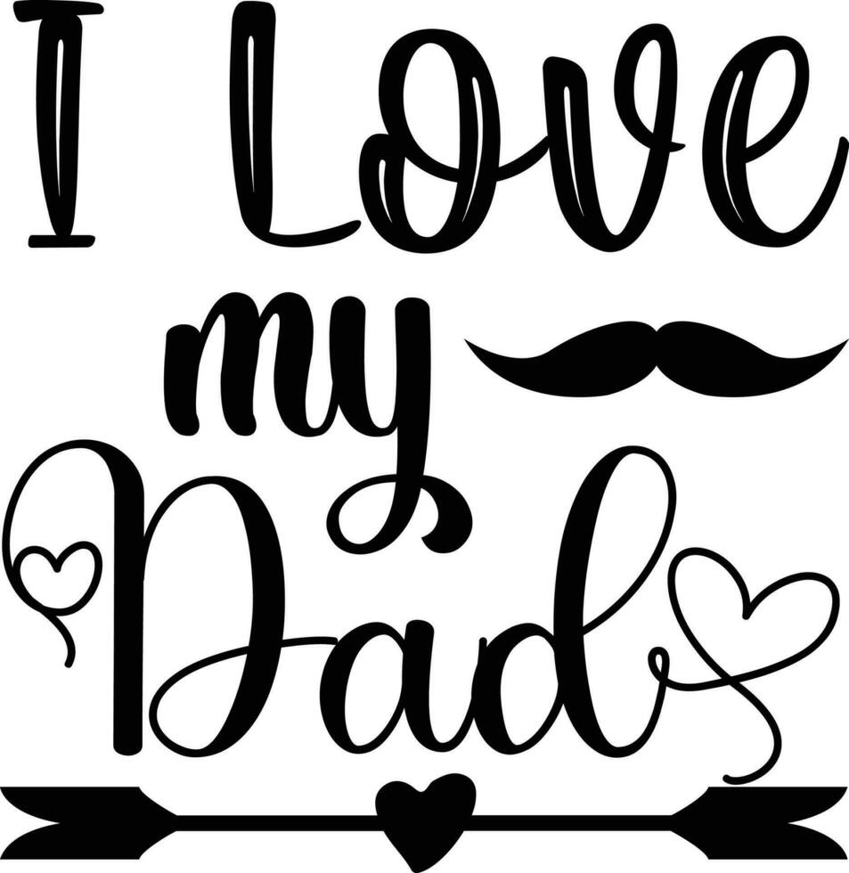 Dad Quotes Design free vector