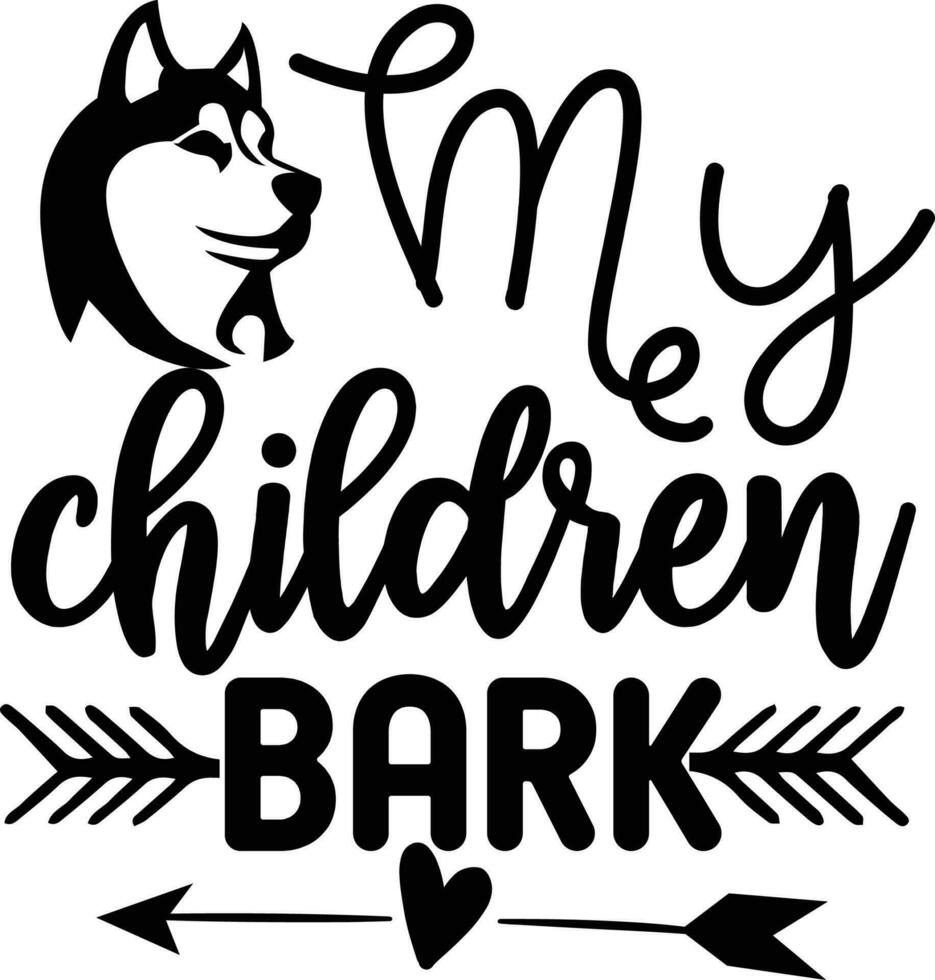 dog Quotes Design Free Design vector