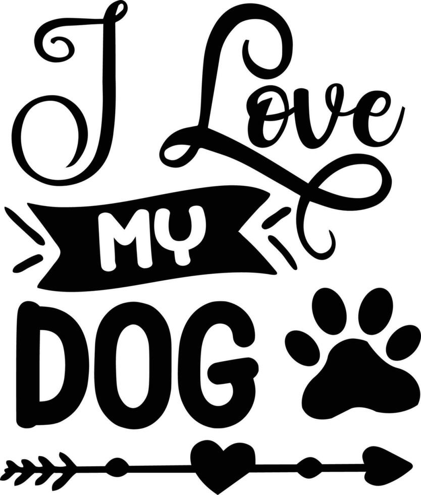 dog Quotes Design Free Design vector