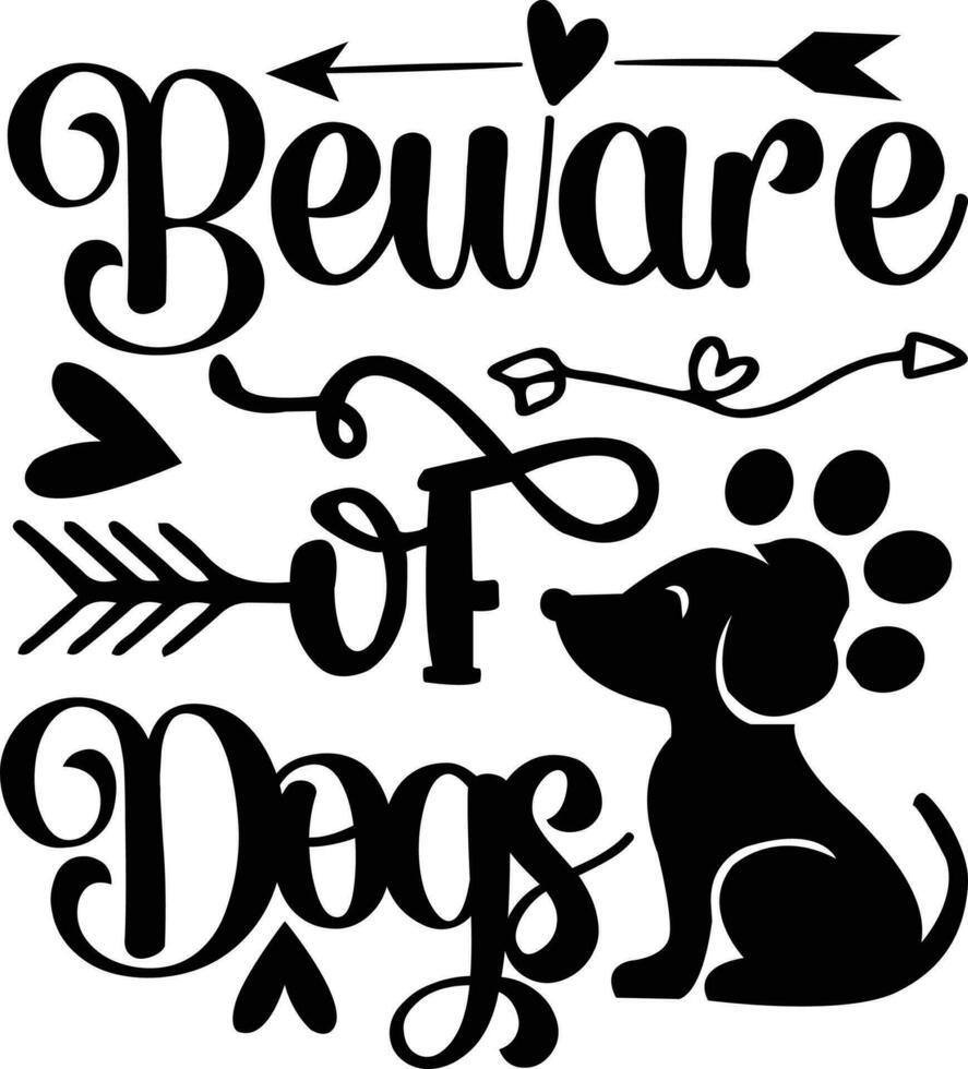 dog Quotes Design Free Design vector