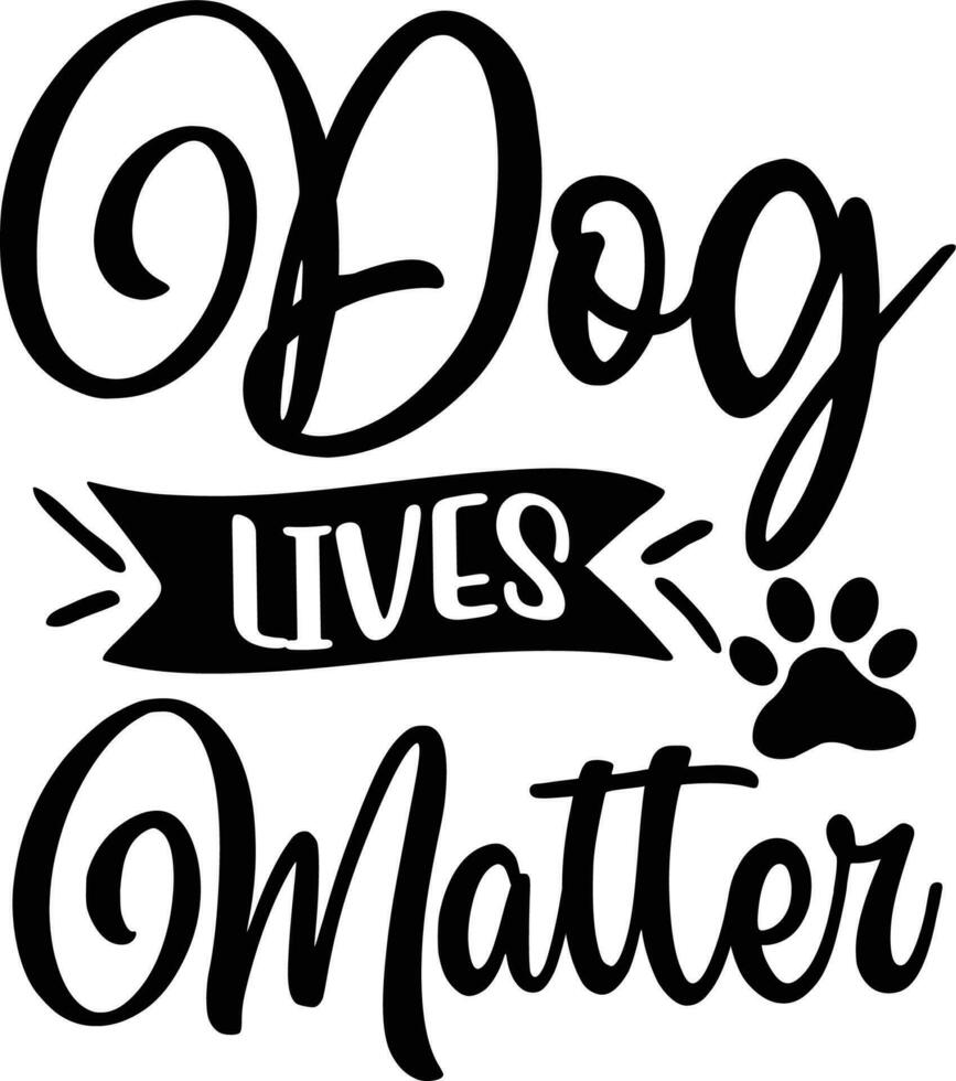 dog Quotes Design Free Design vector