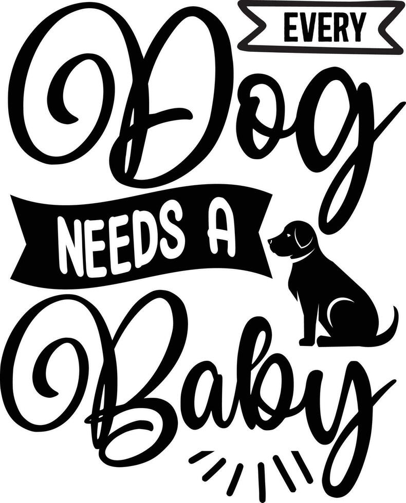 dog Quotes Design Free Design vector