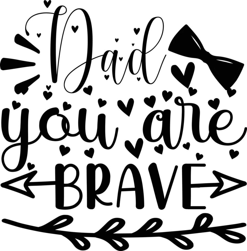 Dad Quotes Design free vector