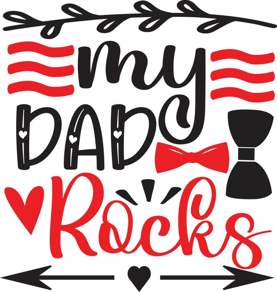 Dad Quotes Design free vector
