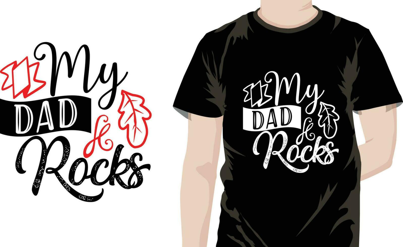 Dad Quotes Design free vector