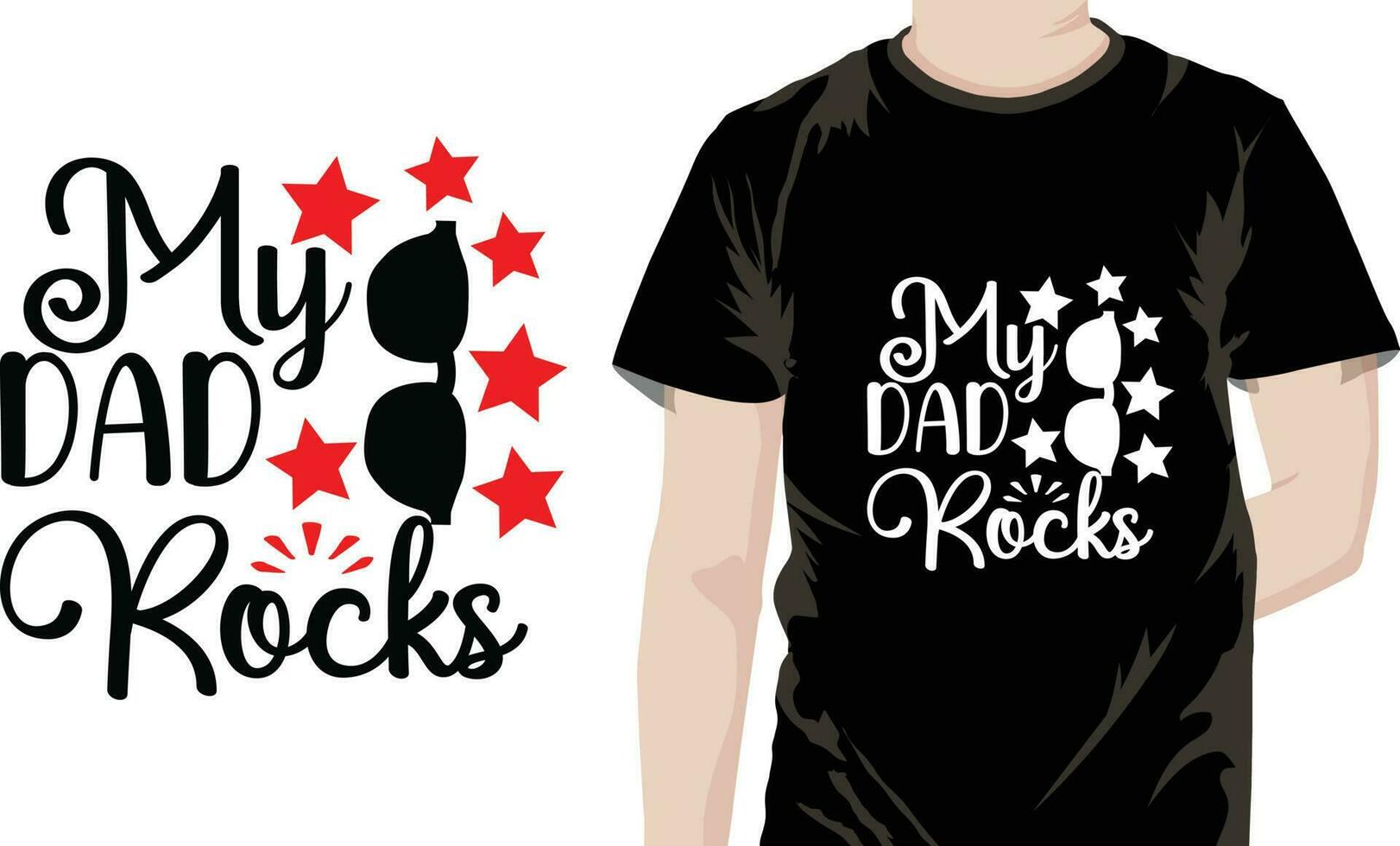 Dad Quotes Design free vector