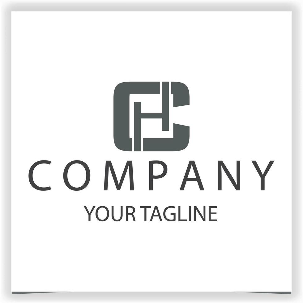 Vector premium quailty initial letter ch hc monogram gradient modern logo premium elegant template vector eps 10