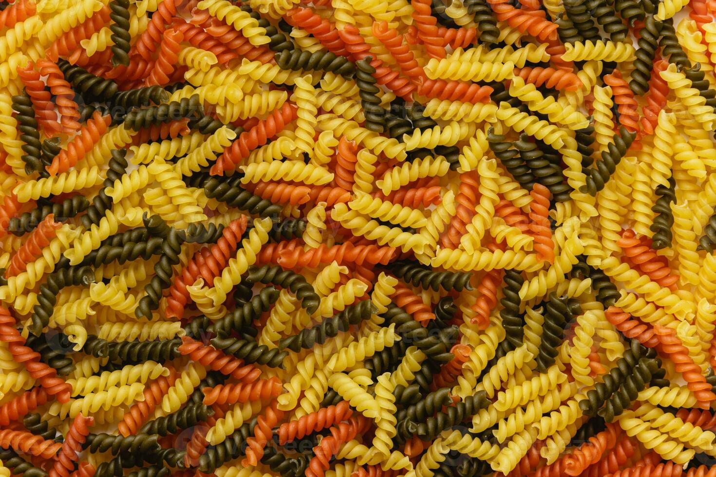 Raw pasta torti texture. photo