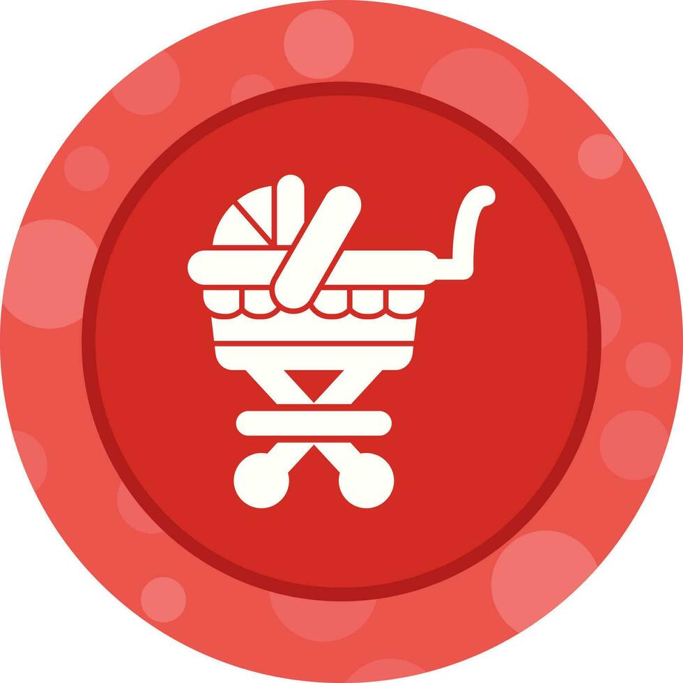 Baby Carriage Vector Icon