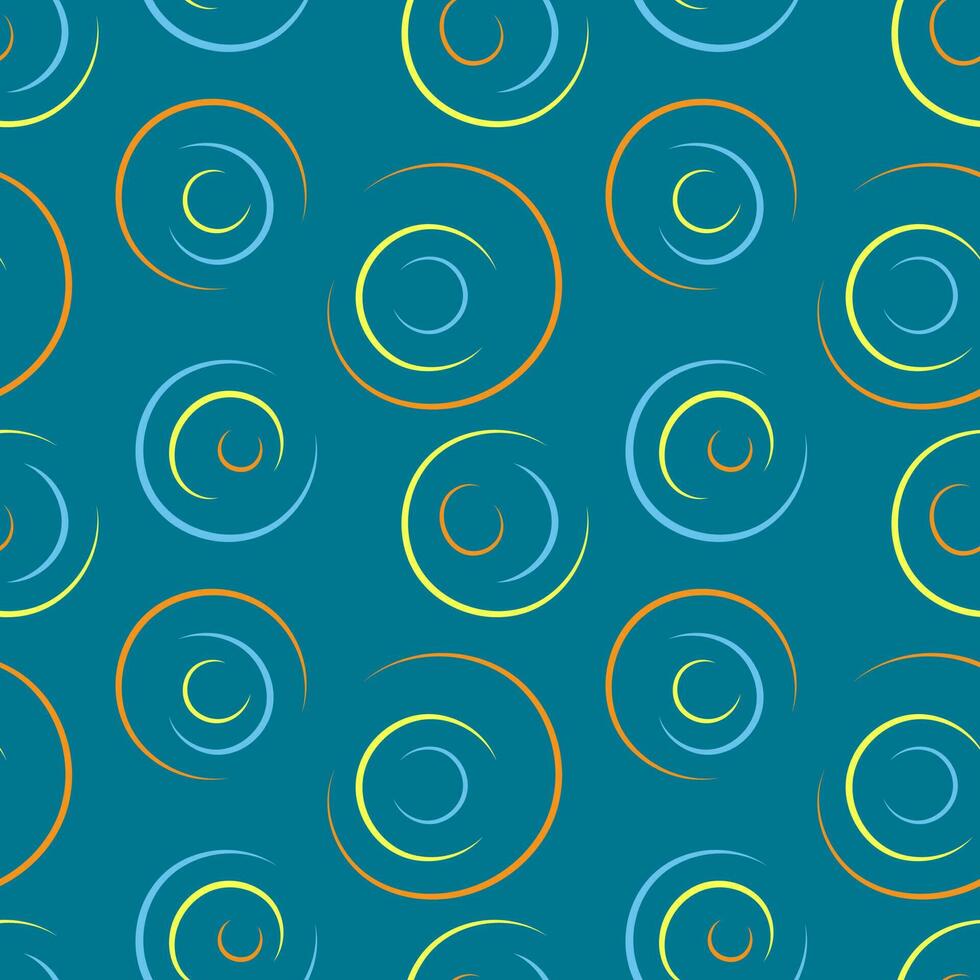Seamless pattern, festive colorful abstract background with circles. Design for packaging, print, textile, vector