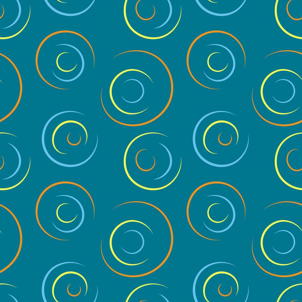 Seamless pattern, festive colorful abstract background with circles. Design for packaging, print, textile, vector