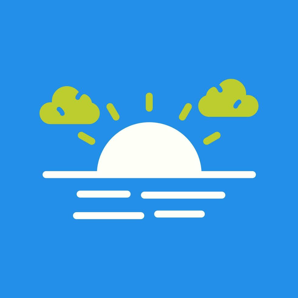 Sunset Vector Icon