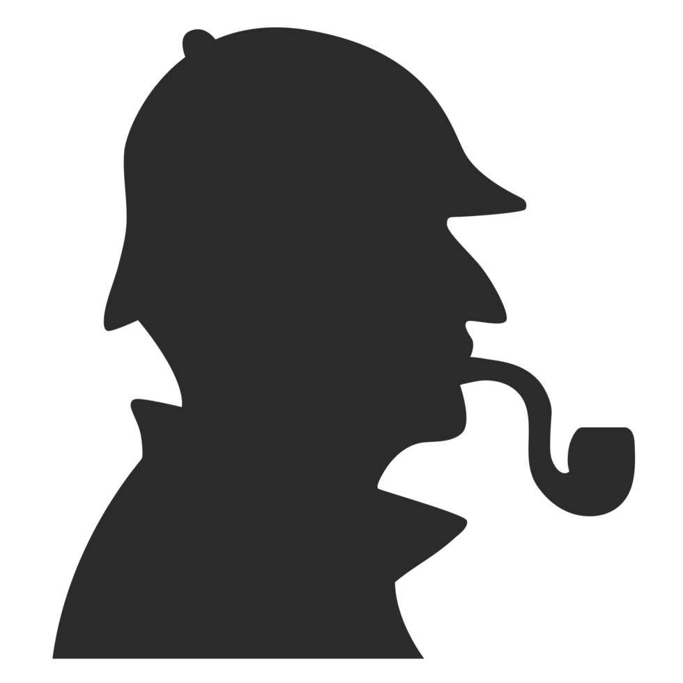 Sherlock Holmes silhouette png