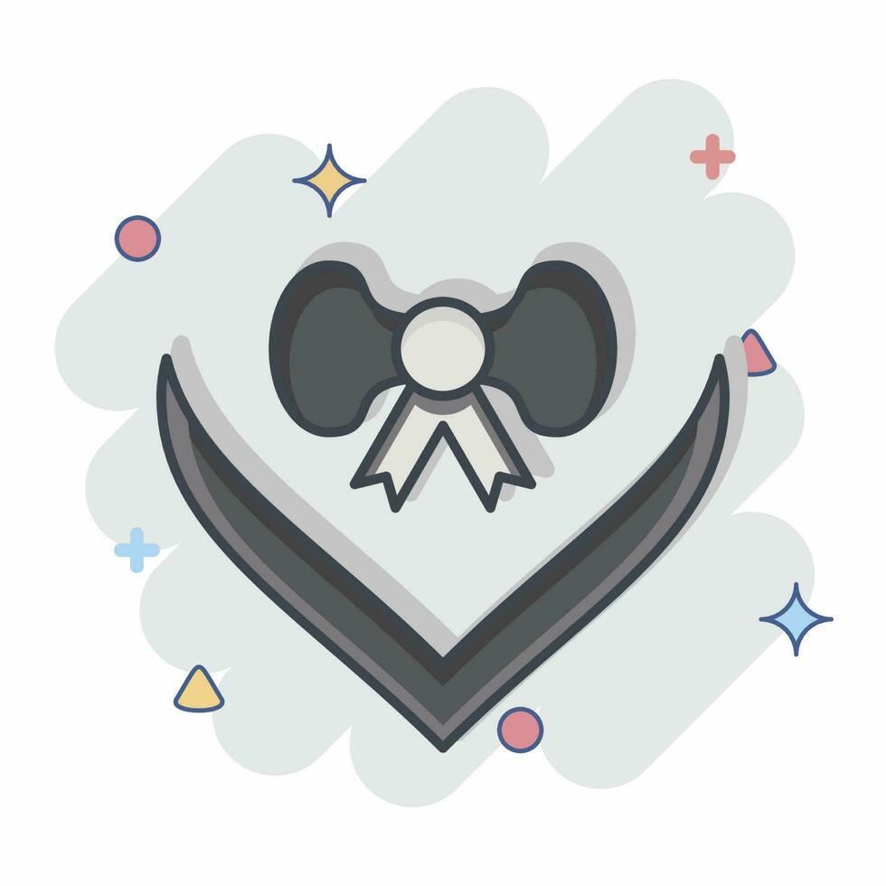 Icon Gift. related to Decoration symbol. comic style. simple design editable. simple illustration vector