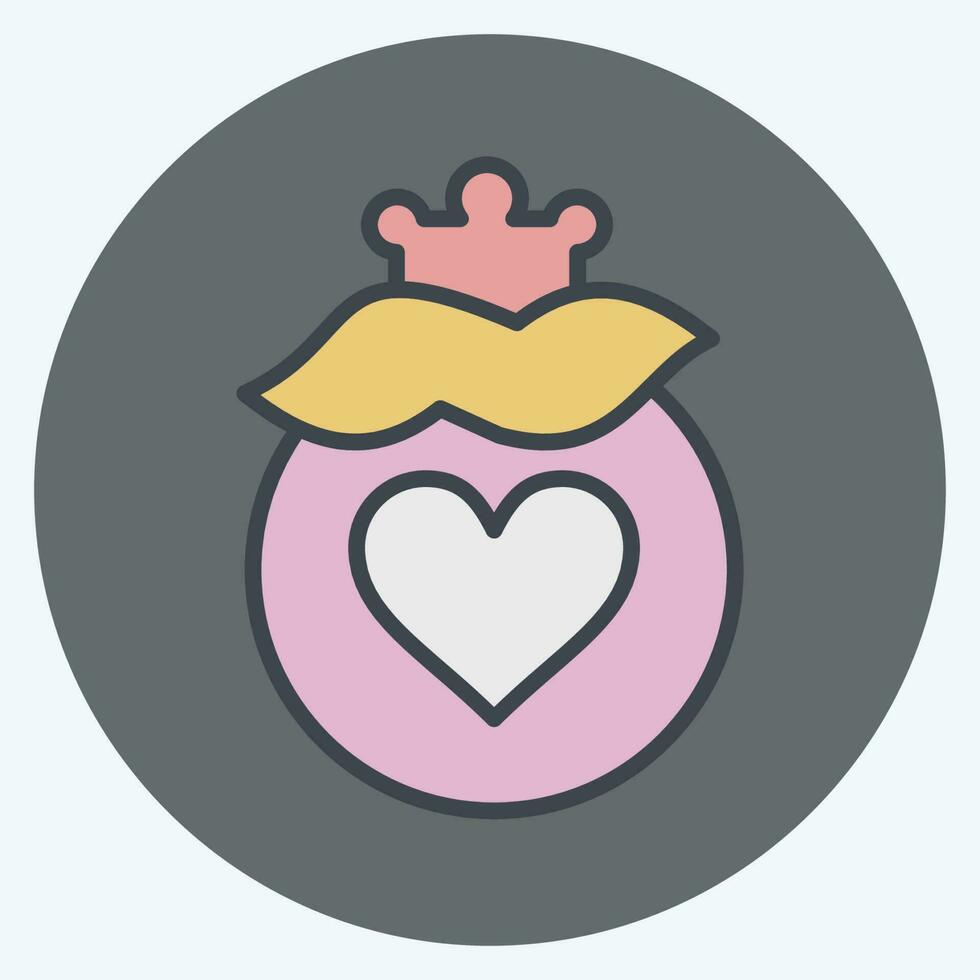 Icon Gift 2. related to Decoration symbol. color mate style. simple design editable. simple illustration vector