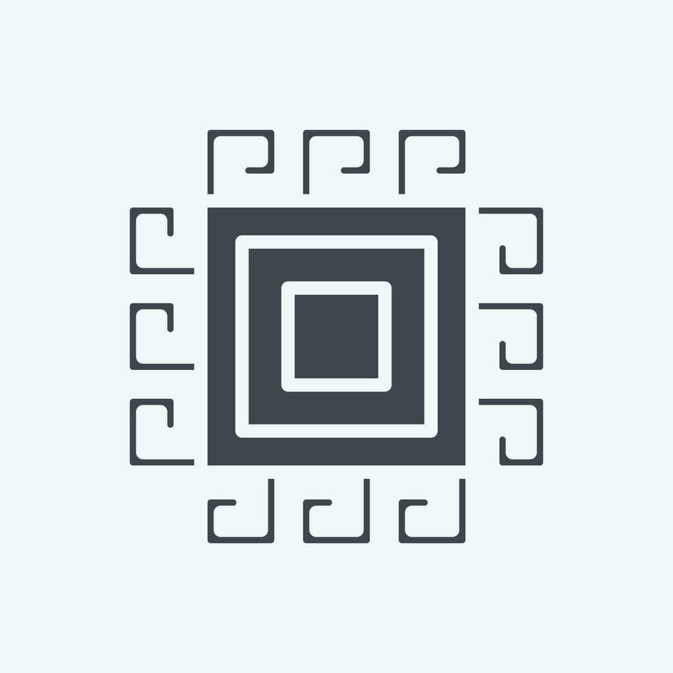 Icon Pattern. related to Decoration symbol. glyph style. simple design editable. simple illustration vector