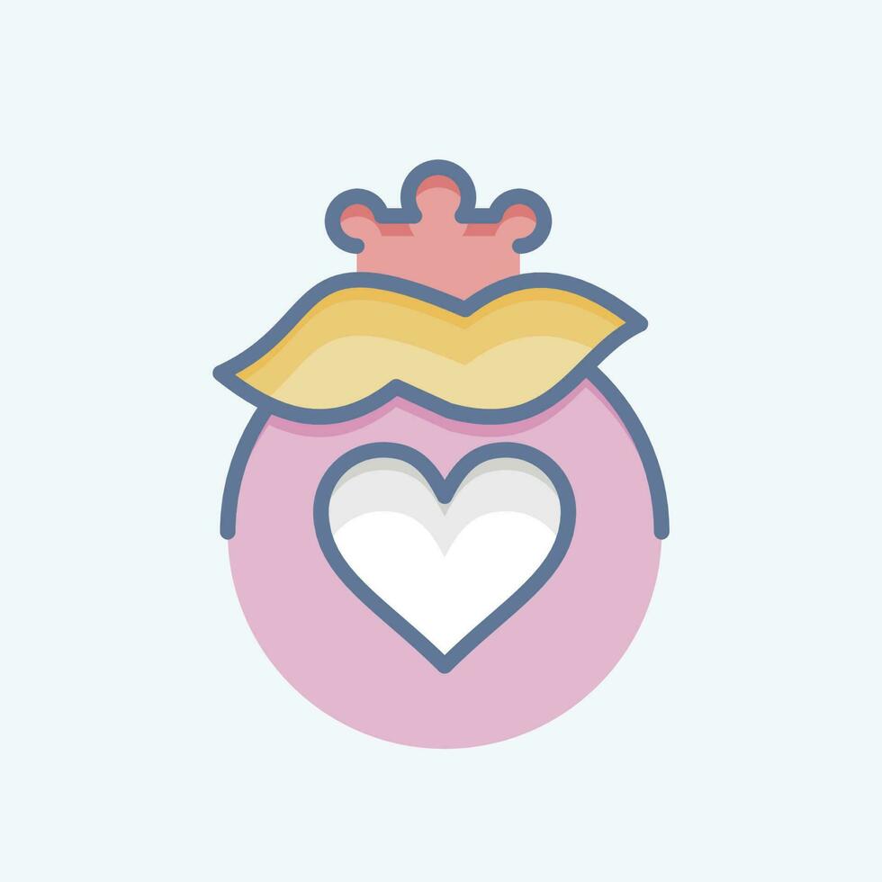 Icon Gift 2. related to Decoration symbol. doodle style. simple design editable. simple illustration vector