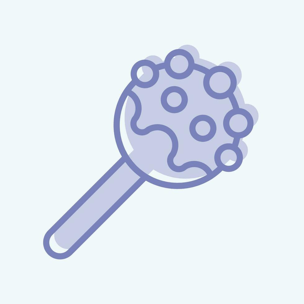 Icon Cake Pop. related to Decoration symbol. two tone style. simple design editable. simple illustration vector