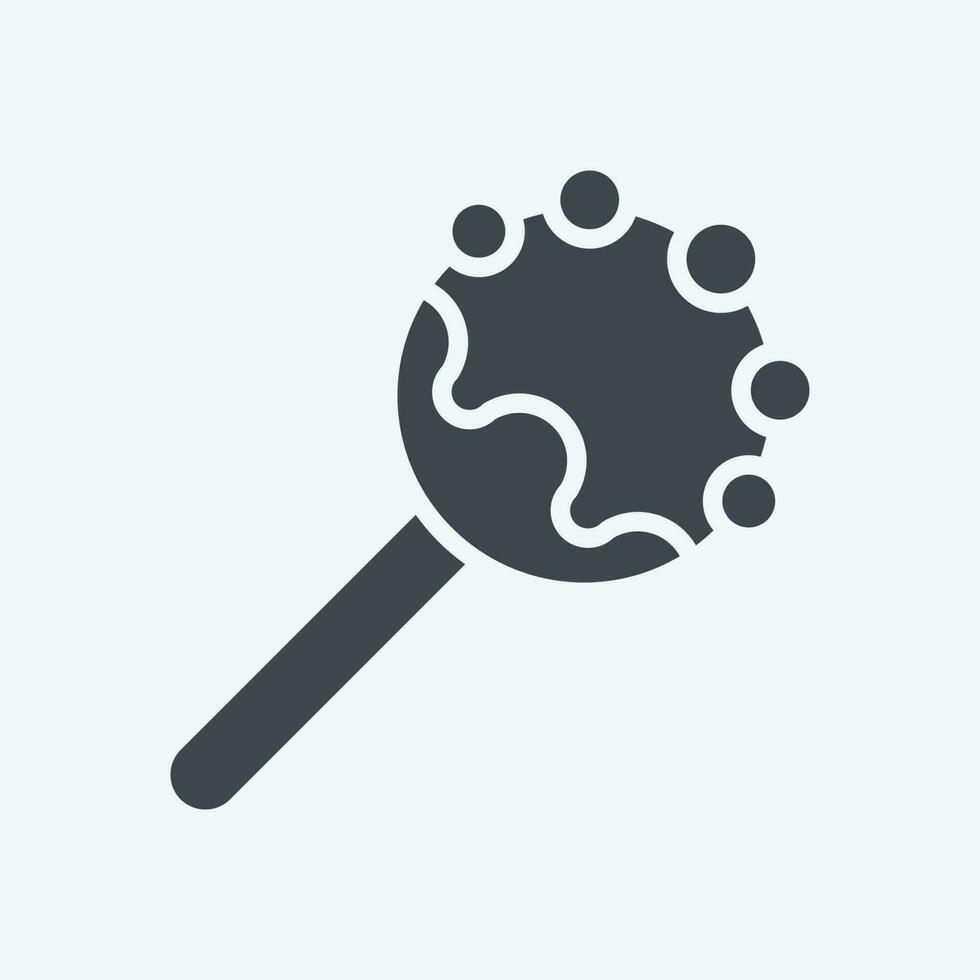 Icon Cake Pop. related to Decoration symbol. glyph style. simple design editable. simple illustration vector