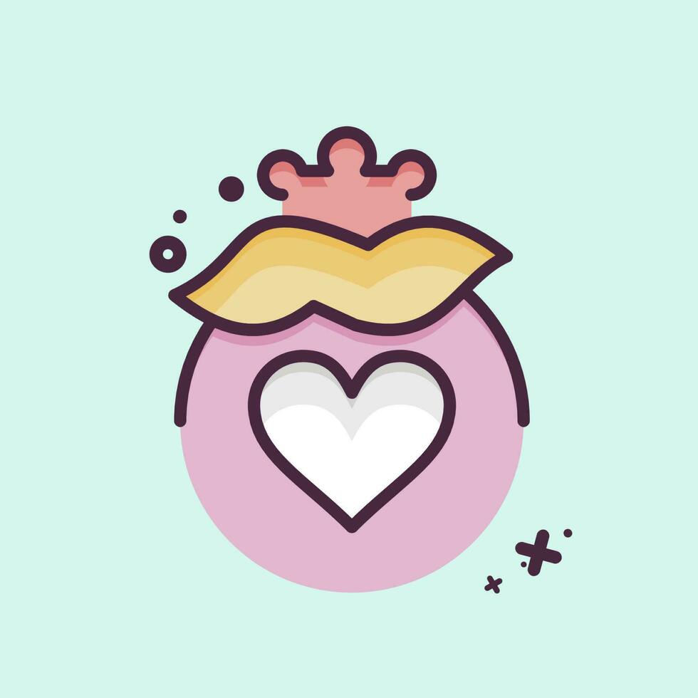 Icon Gift 2. related to Decoration symbol. MBE style. simple design editable. simple illustration vector
