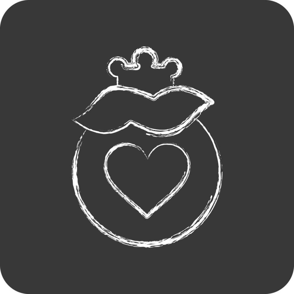 Icon Gift 2. related to Decoration symbol. chalk Style. simple design editable. simple illustration vector