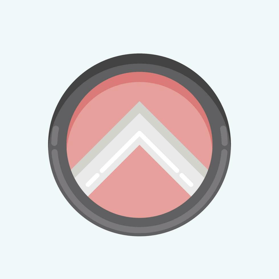 Icon Shield. related to Decoration symbol. flat style. simple design editable. simple illustration vector