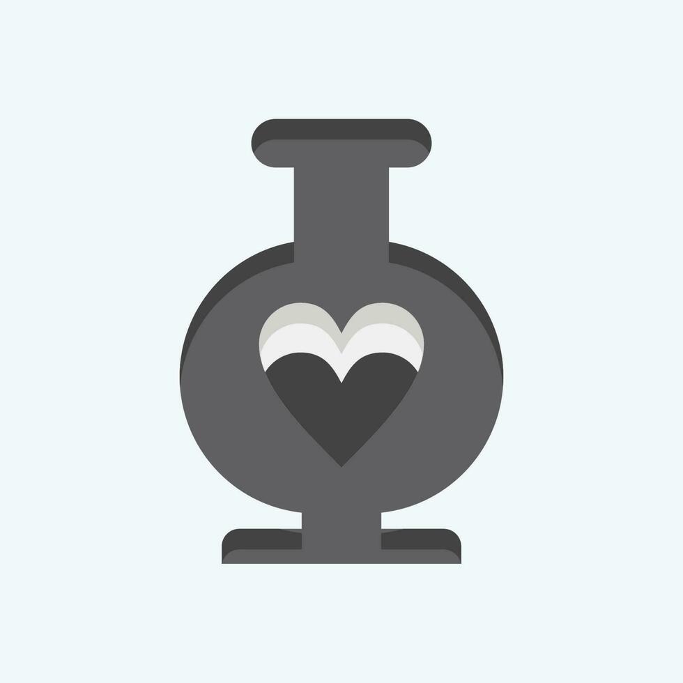 Icon Vase. related to Decoration symbol. flat style. simple design editable. simple illustration vector