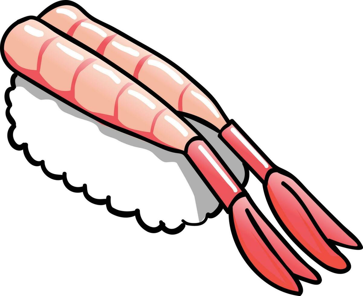 Sushi ilustración vector