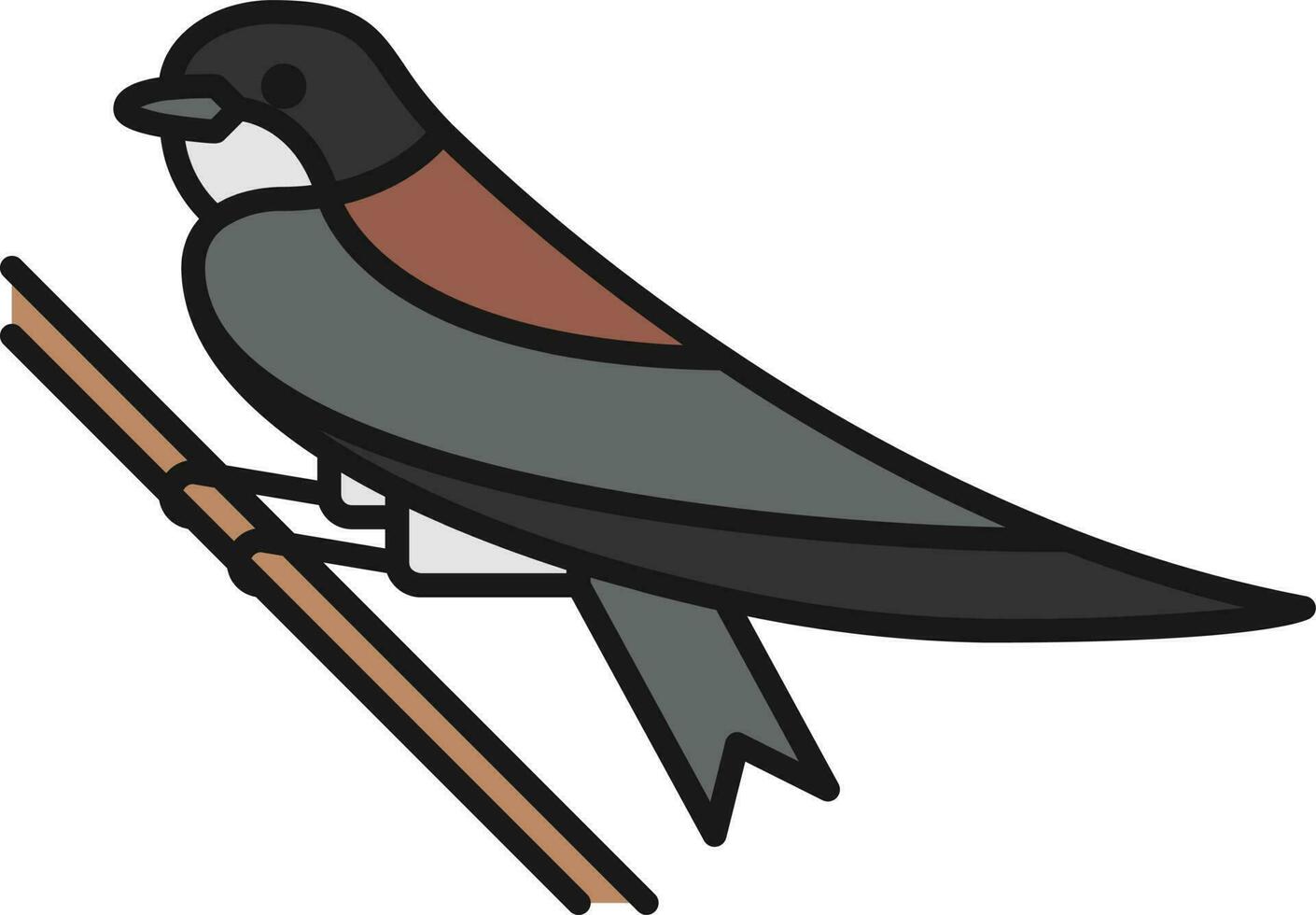 Bird Illustration Vector