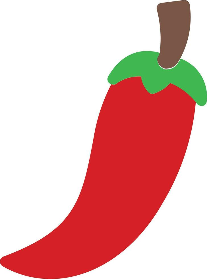 chili fruit spicy vector