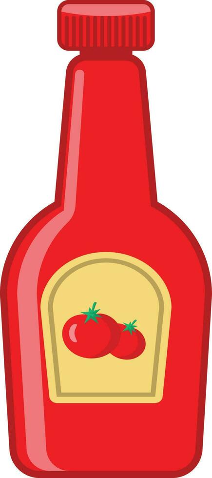 salsa de tomate ilustración vector