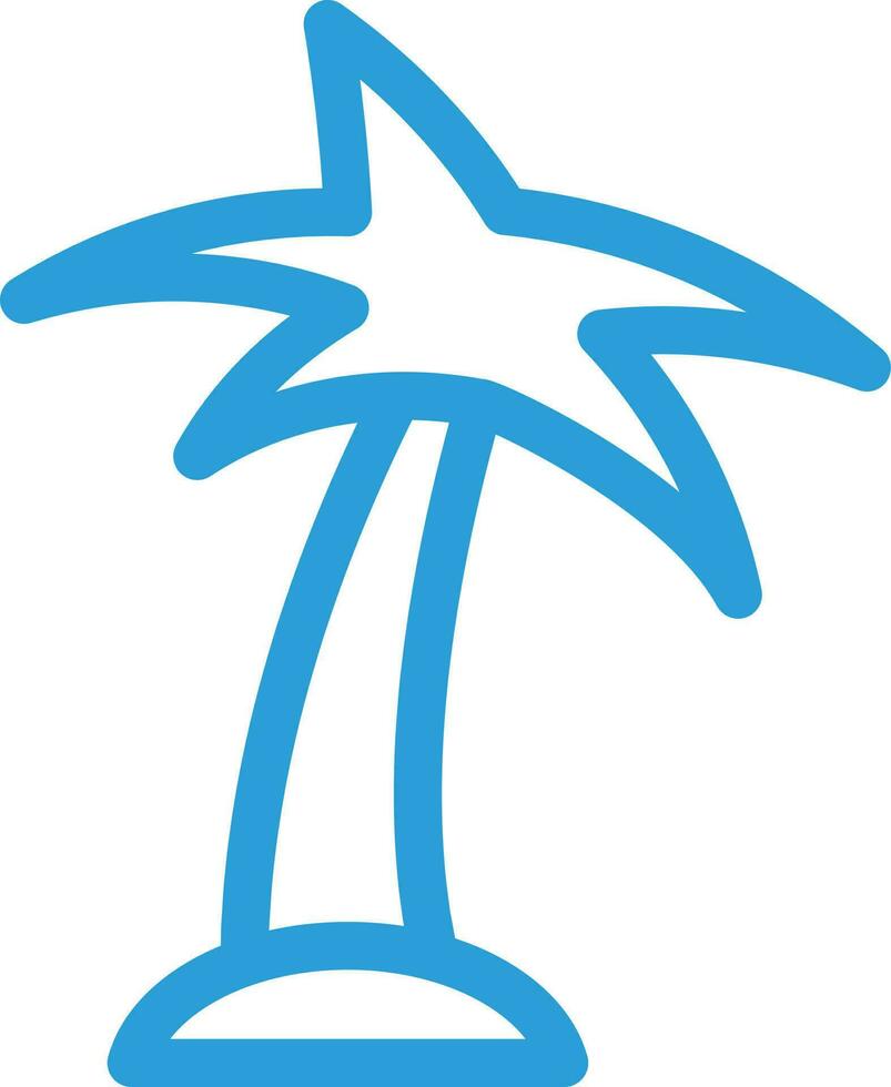 palm tree holiday travel vector