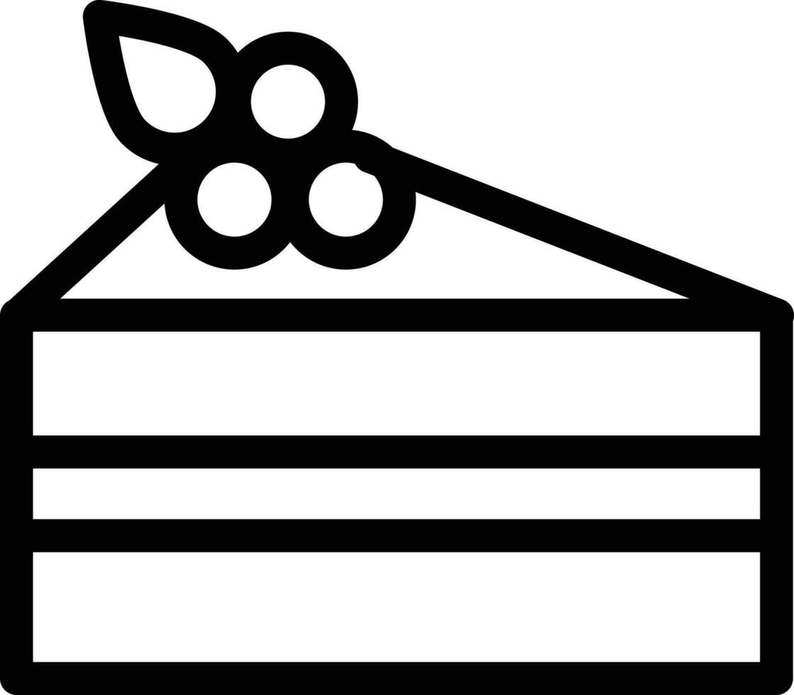 piece of cake vector