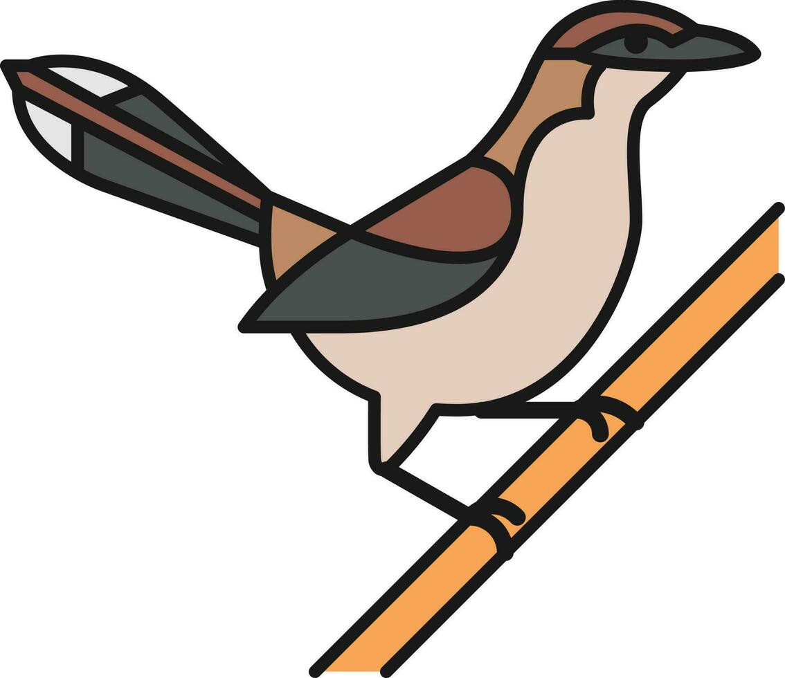 pájaro ilustración vector