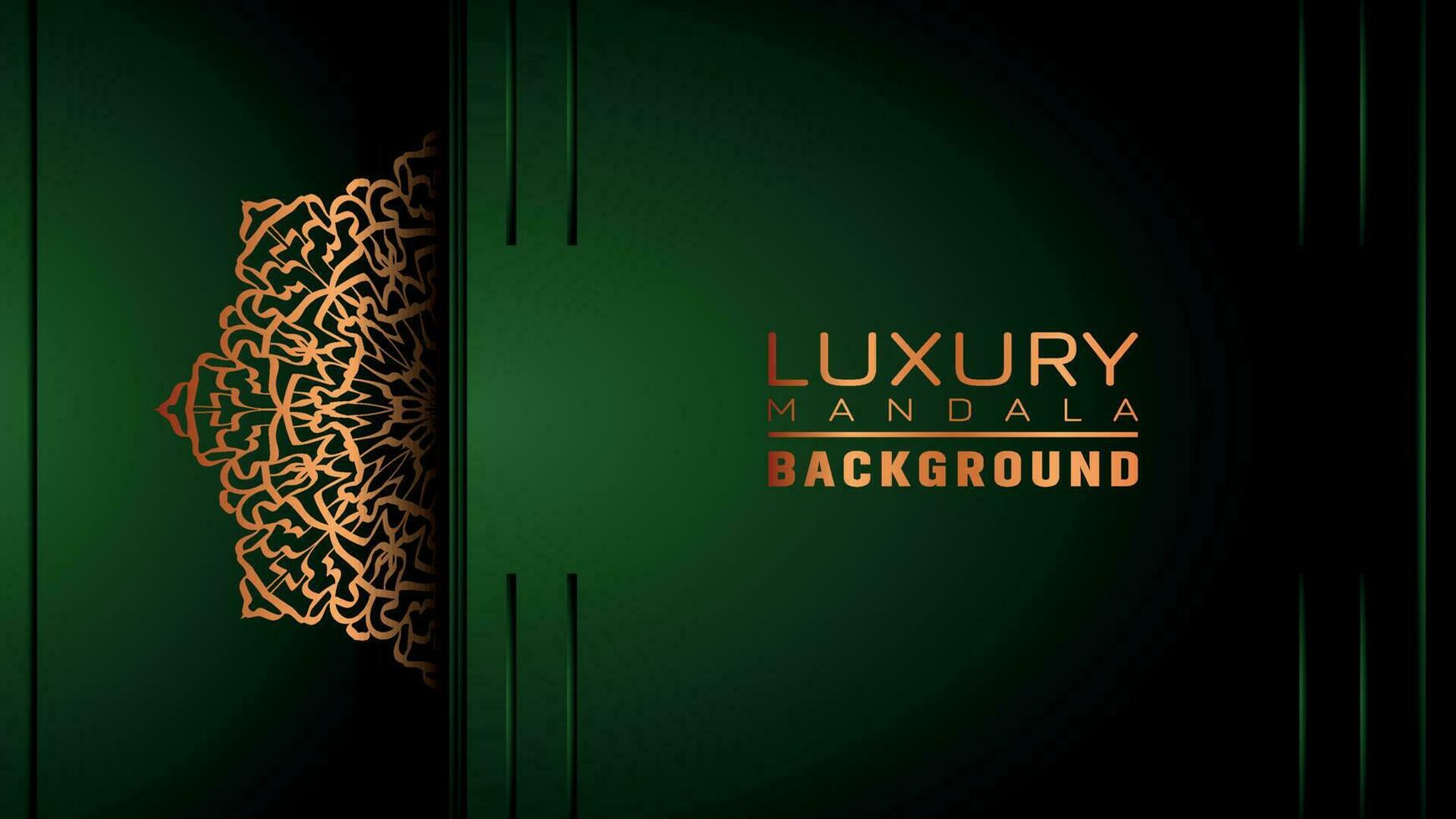 Luxury ornamental mandala background, arabesque style vector