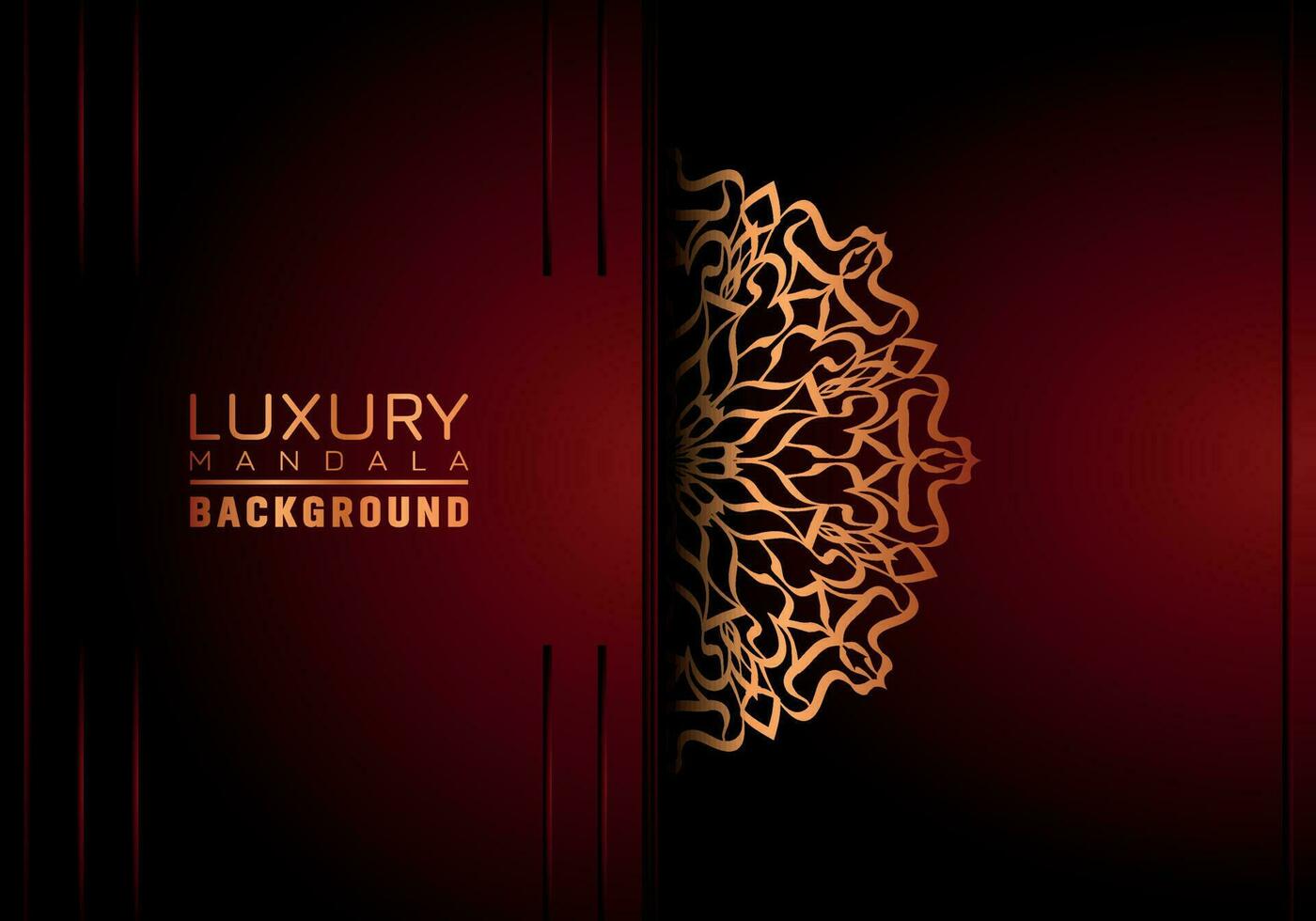Luxury mandala background ornamental, arabesque style With Golden Arabesque Pattern Style. Decorative Mandala Ornament For Print, Brochure, Banner, Cover, Poster, Invitation Card vector