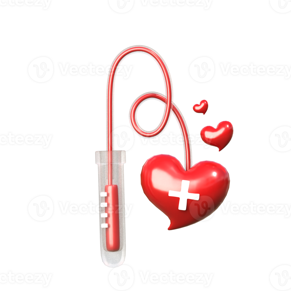 3d icon red blood png