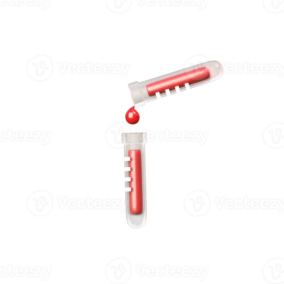 3d icon red blood png