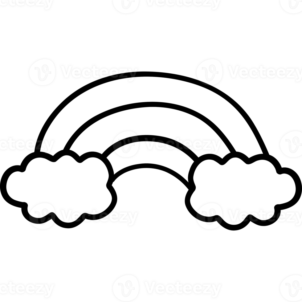 clouds and rainbow png