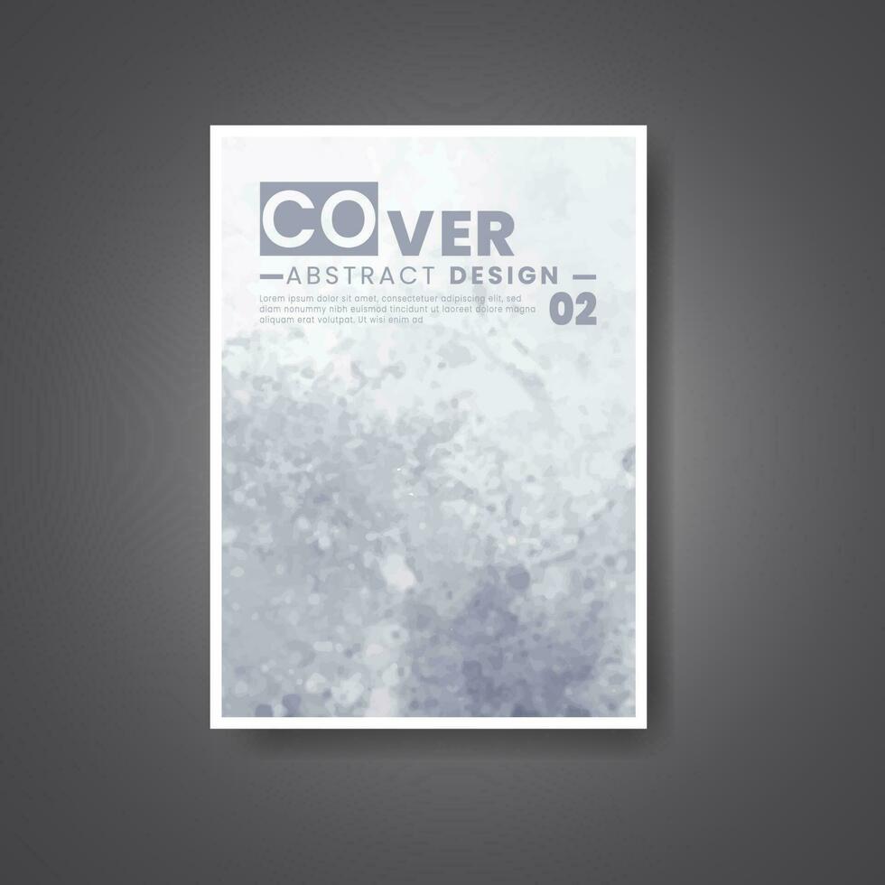 Cover template with watercolor background. Design for your cover, date, postcard, banner, logo. vector