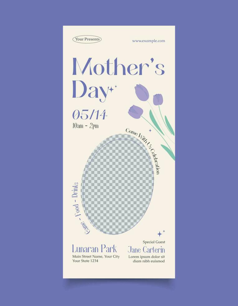 Honor Mom in Style - Eye-Catching Roll Up Banner Templates for Mother's Day Celebration vector