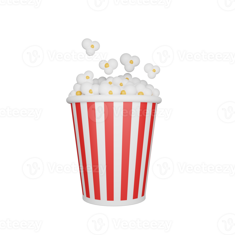 Popcorn 3d icon. png