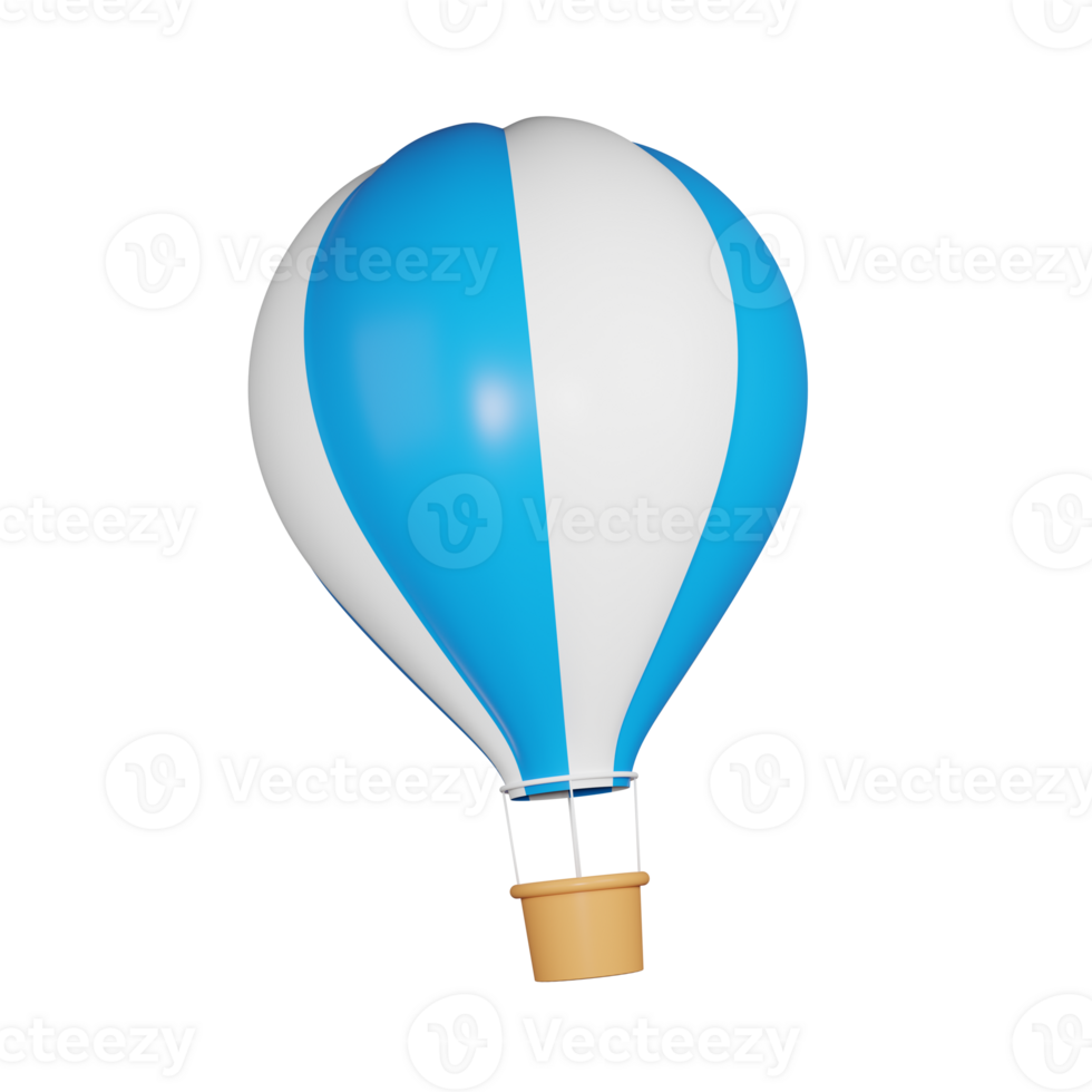 heet lucht ballon 3d icoon. png