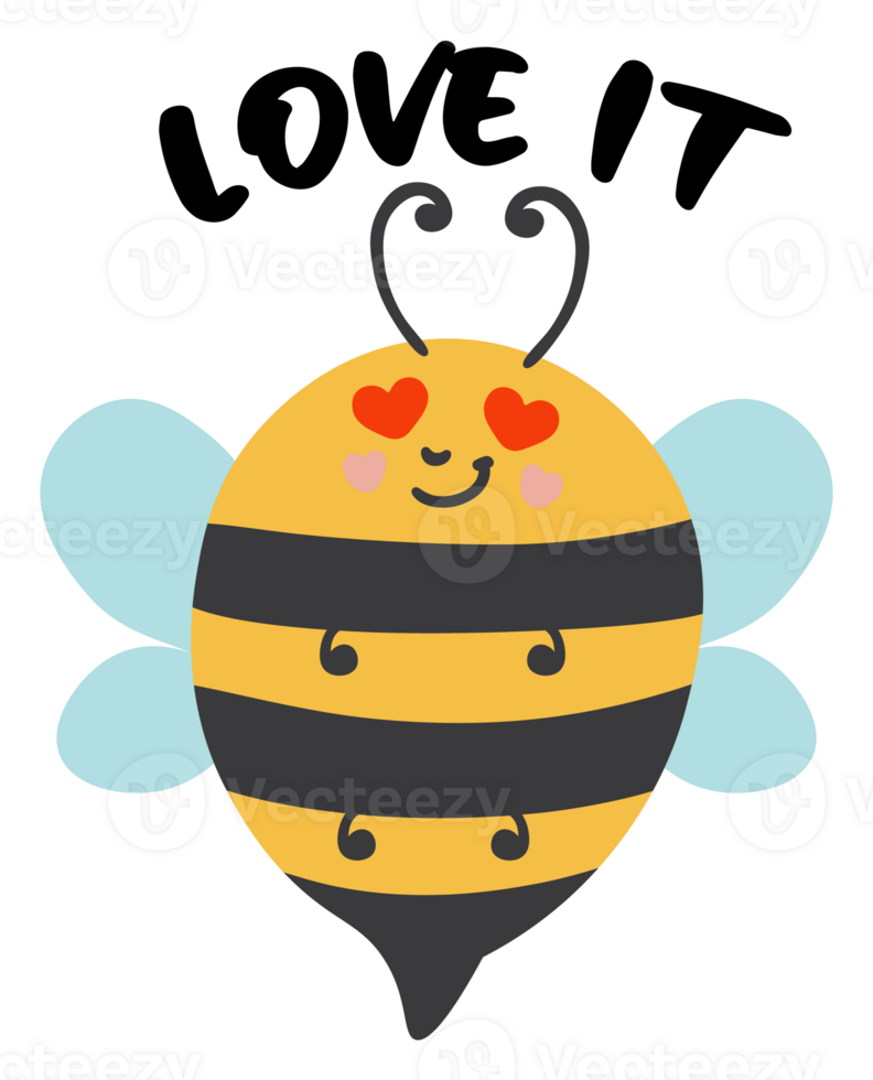 Sticker Cute Bee png